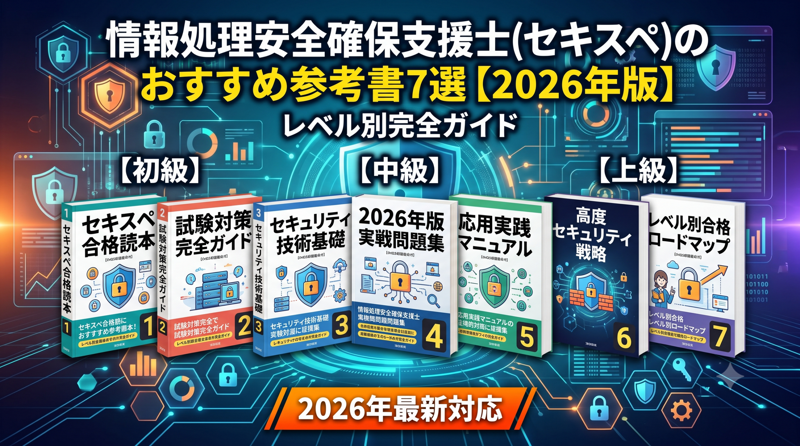 情報処理安全確保支援士(セキスペ)のおすすめ参考書7選【2026年版
