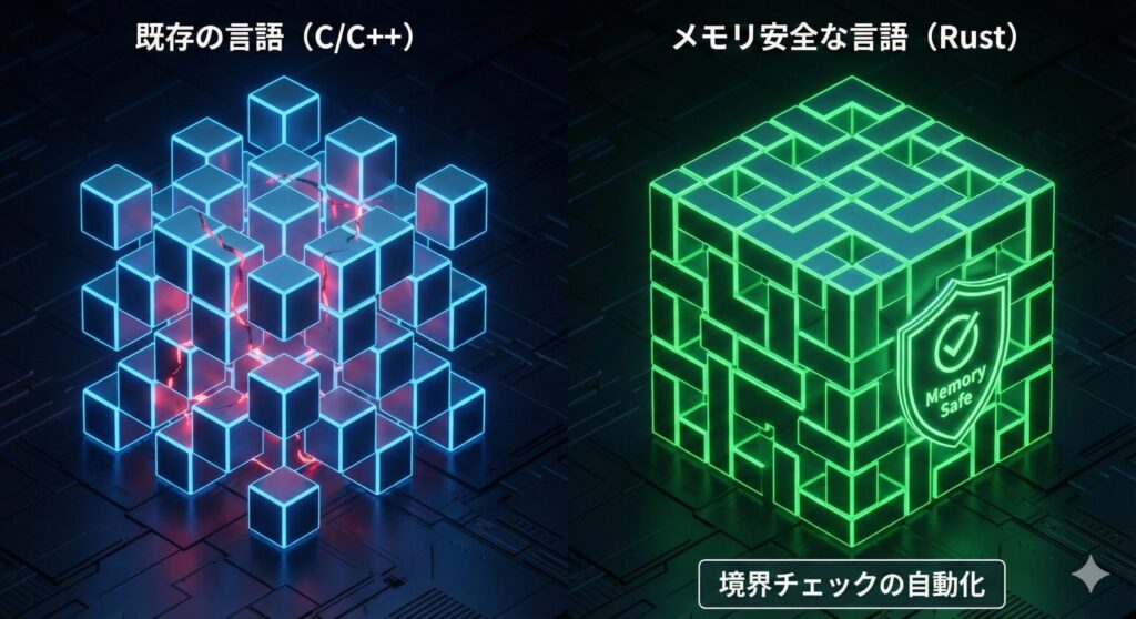 メモリ安全な言語による脆弱性の根本的解決