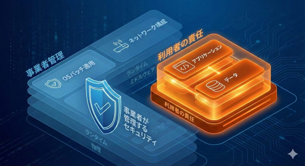 PaaSにおいてユーザーが集中すべきアプリケーションとデータのセキュリティ領域